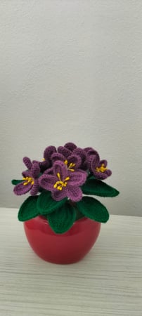 Flori si aranjamente florale crosetate - Violeta Parma