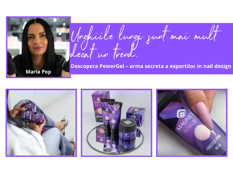 Unghiile lungi sunt mai mult decat un trend. Descopera PowerGel – arma secreta a expertilor in nail design