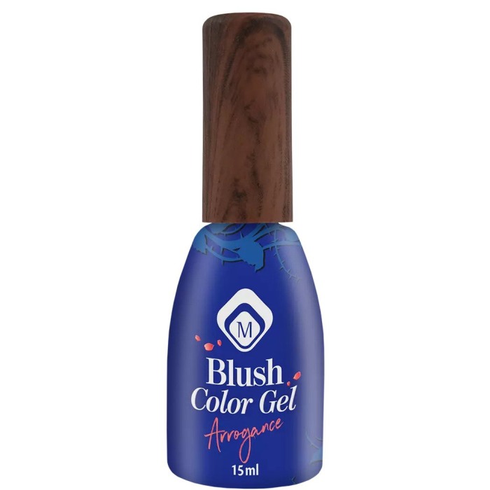 Baza semipermanenta Albastru inchis Blush Gel Arrogance 15 ml [3]