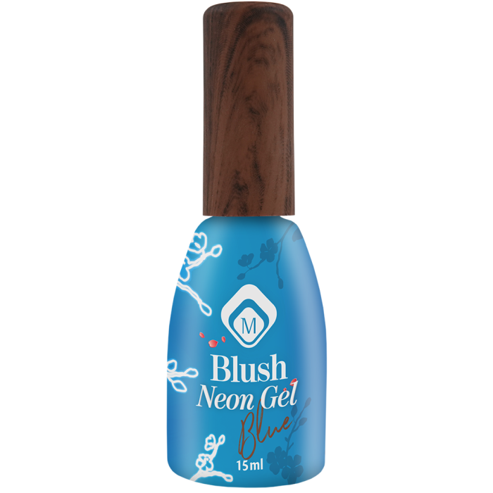 Baza semipermanenta Blush Neon Blue 15 ml [3]
