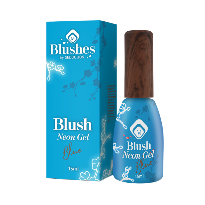Baza semipermanenta Blush Neon Blue 15 ml [2]