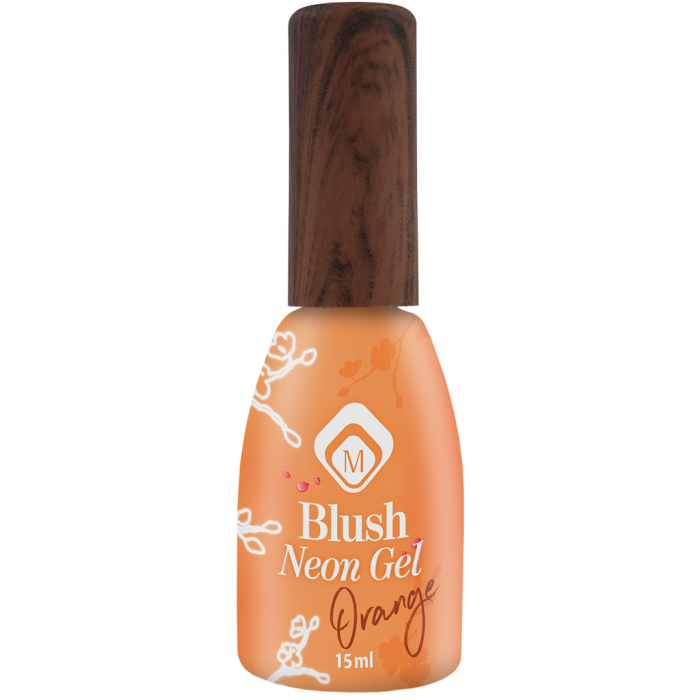 Baza semipermanenta Blush Neon Orange 15 ml [3]