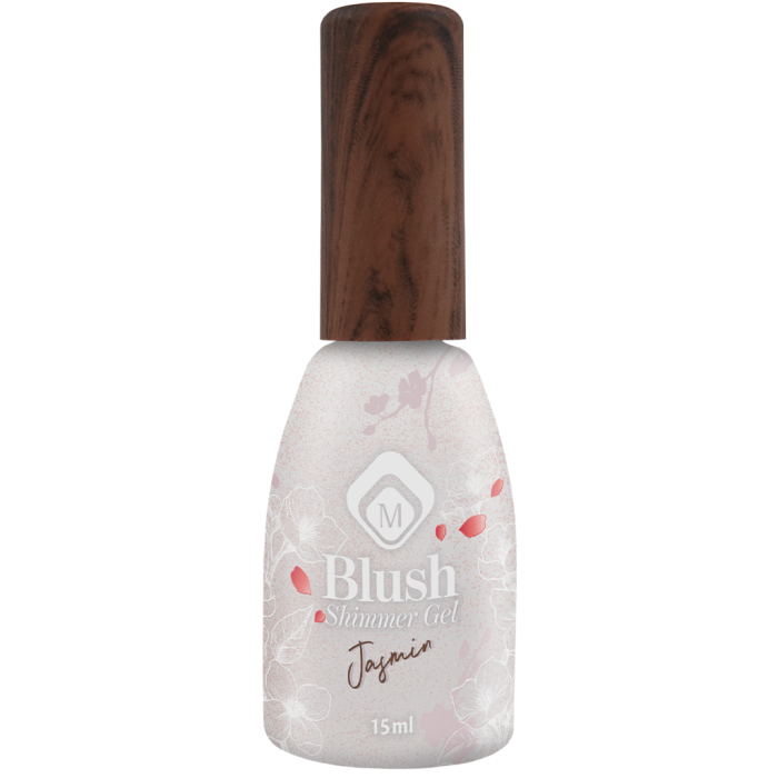 Baza semipermanenta Blush Shimmer Gel Jasmin 15 ml [3]