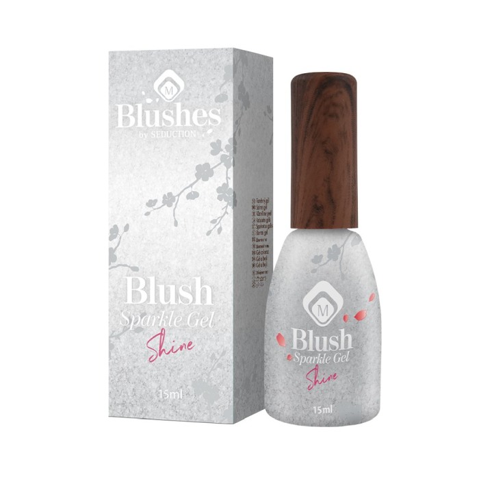 Baza semipermanenta Blush Sparkle Shine 15 ml [2]