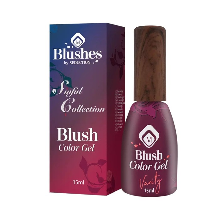 Baza semipermanenta Mov inchis Blush Gel Vanity 15 ml [2]