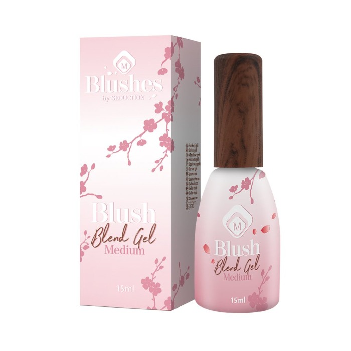 Géllakk, Gel Polish, Blush Blend Gel Medium, 15 Ml [3]