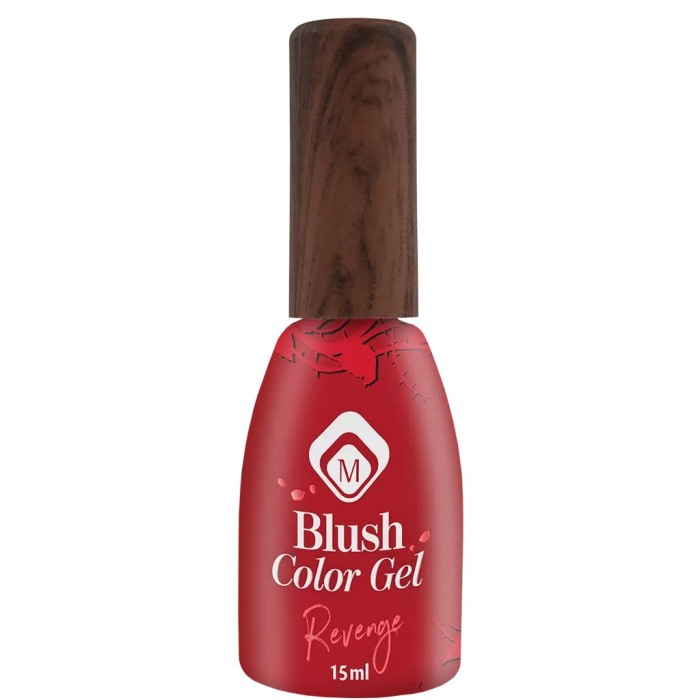 Baza semipermanenta Rosu inchis Blush Gel Revenge 15 ml [3]