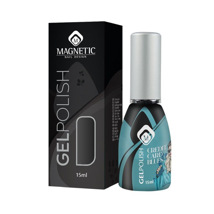 Géllakk, Gelpolish, Credit Card, Blues, 15ML [3]
