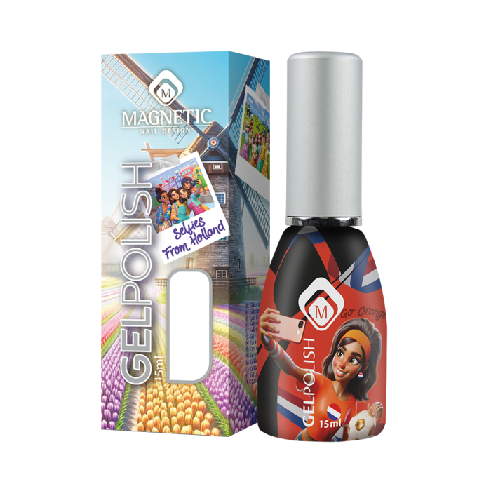 Oja Semipermanenta GelPolish Go Orange Selfies From Holland Collection 15 ml [2]