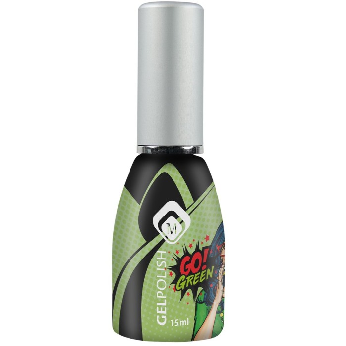 Géllakk, Gelpolish, Go, Zöld, 15 Ml [2]