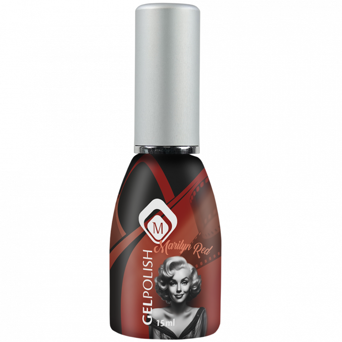 Semipermanent Körömlakk Gelpolish Marilyn Red Hollywood Classic Charms Collection 15 ml [2]