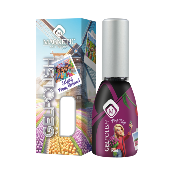 Oja Semipermanenta GelPolish Pink Tulip Selfies From Holland Collection 15 ml [2]