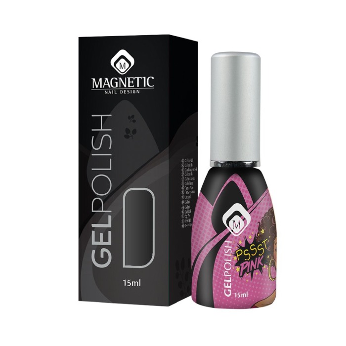 Géllakk, Gelpolish, Pssst, Rózsaszín, 15 Ml [3]