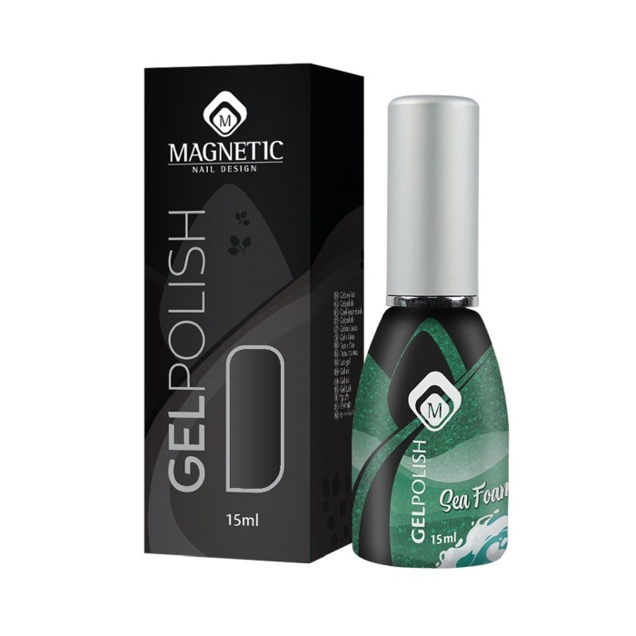 Ojă Semipermanentă, Gelpolish, Sea Foam Glitter, 15 Ml [3]