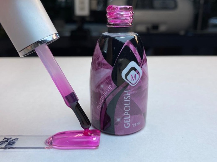Ojă Semipermanentă, Glass Fuchsia, 15 Ml [2]