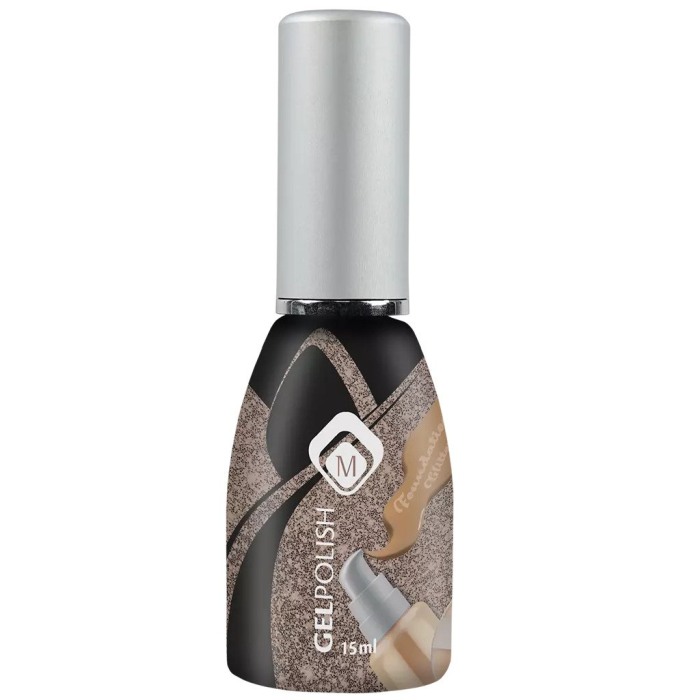Oja semipermanenta nude cu sclipici Gelpolish Foundation Glitter 15 ml [3]