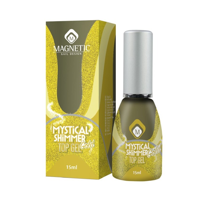Fényzselé, Mystical shimmers, aranysárga, 15 ml [2]