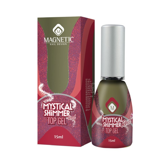 Top Gel Mystical Shimmers Red 15 ml [2]