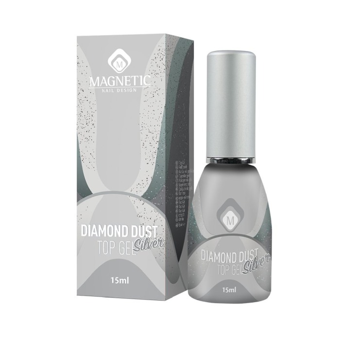 Fényzselé, Diamond dust silver 15 ml [2]