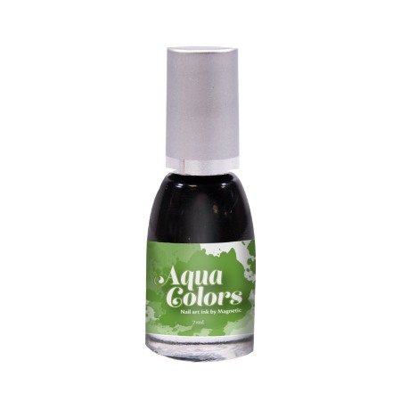 Chrome si Pigmenti - Acuarele Lichide,unghii, Magnetic, Verde, 7 Ml