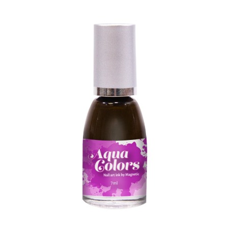 Nail Art és Díszítés - Folyékony Akvarell, köröm, Magnetic, Lila,7 Ml