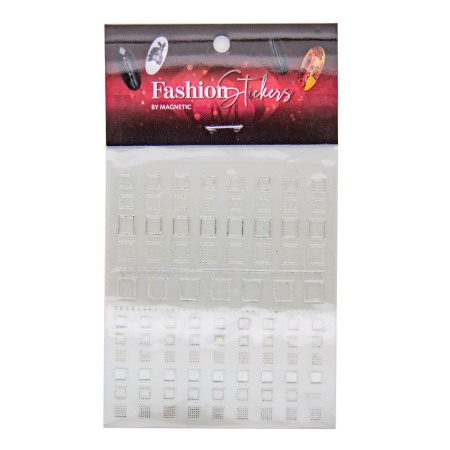 Fóliák és Matricák - Autocolant Fashion Sticker Square Silver