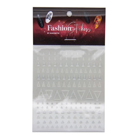 Fóliák és Matricák - Autocolant Fashion Sticker Triangle Silver