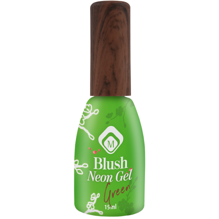 Baza semipermanenta Blush Neon Green 15 ml [2]