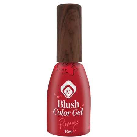 Baza semipermanenta Rosu inchis Blush Gel Revenge 15 ml [2]