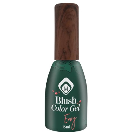 Baza semipermanenta Verde inchis Blush Gel Envy 15 ml [2]