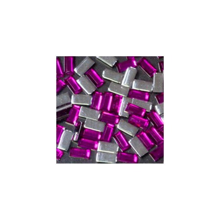 Kövek,Csillámporok - Dreptunghi Fucsia