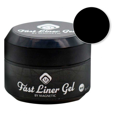 Műköröm alapanyagok - Fast Liner Gel Negru TPO FREE 8 ml