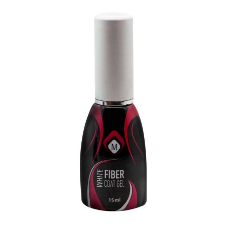 Műköröm alapanyagok - Fibercoat Építőzselé – White TPO FREE 15ml