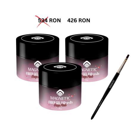 Zselék - Fibergel Blush Deep Pink 30gr