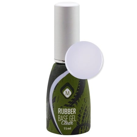Műköröm alapanyagok - Építőzselé, Rubber Base, Clear TPO FREE 15ml