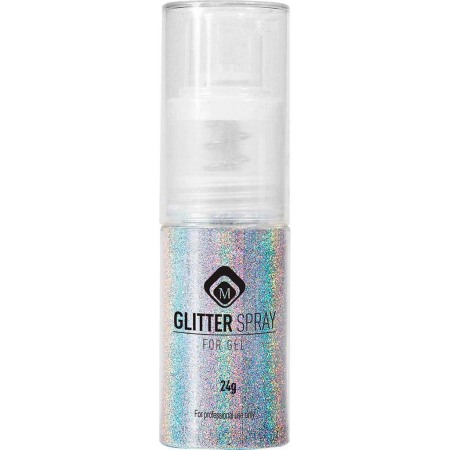 Nail Art és Díszítés - Glitter Spray Hologram Silver