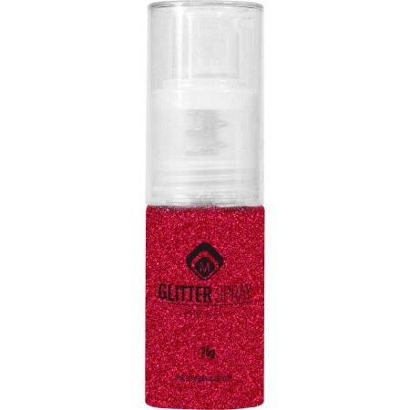 Kövek,Csillámporok - Glitter Spray Red 24G