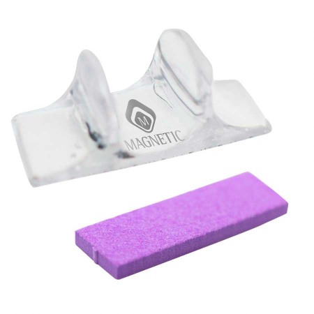 Műköröm eszközök - Hygienic Buffer Pads 12 Buc Lilac Medium