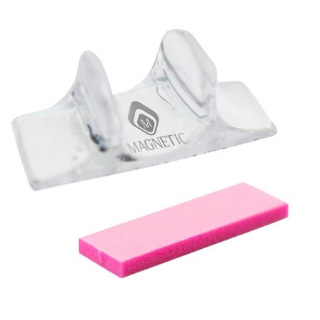 Műköröm eszközök - Hygienic Buffer Pads 12 Buc Pink Fine