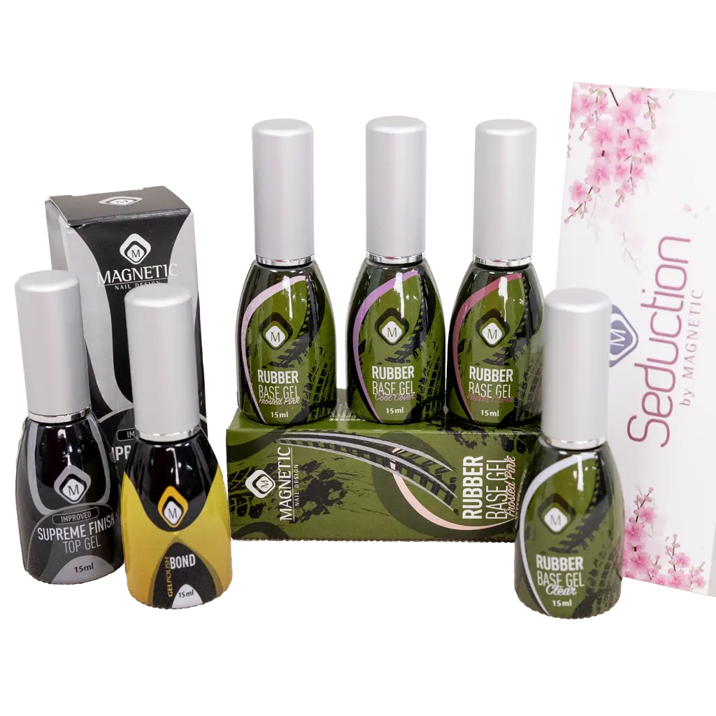 Kit Unghii - Kit unghii Rubber Base – Set profesional pentru aderență și flexibilitate optimă