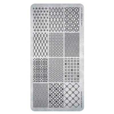 Sistem de Stampilare - Matriță 16 Stained Glass