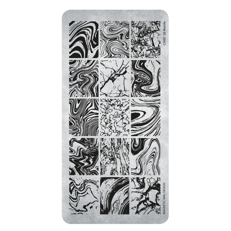 Sistem de Stampilare - Matrita metal STAMPING PLATE 58 MARBLE