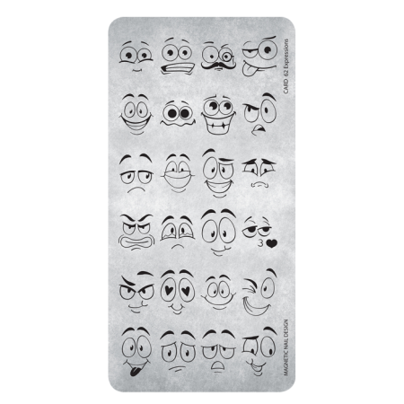 Sistem de Stampilare - Matrita stampila Stampingplate 62 Expressions