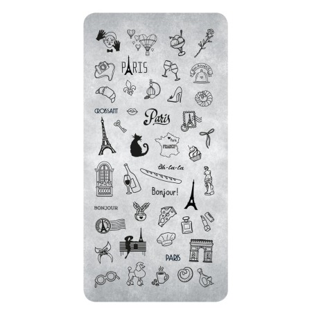 Sistem de Stampilare - Matriță Stampilă Unghii, Nr. 25 Paris