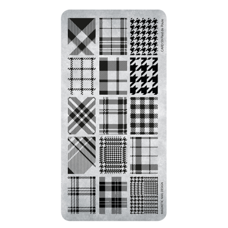 Sistem de Stampilare - Matrita Stamping Plate 59 Pied de Poule