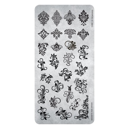 Sistem de Stampilare - Matrita Unghii Din Metal 32 De Ornamente