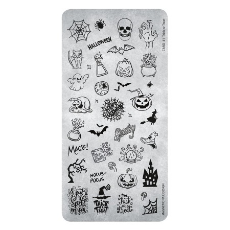 Nail Art és Díszítés - Matrita Unghii Din Metal Nr.41 Ne Dati Ori Nu Ne Dati