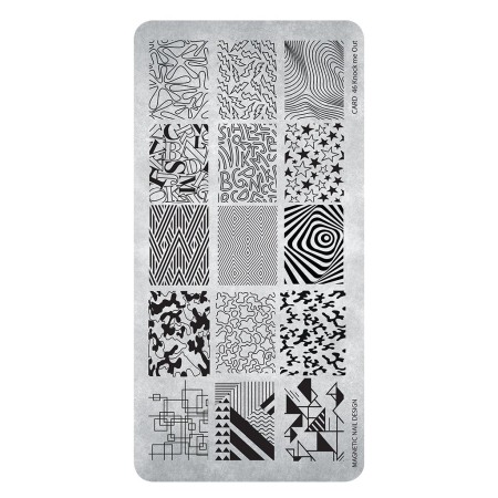 Sistem de Stampilare - Matrita Unghii Nr. 46 Knock Me Out