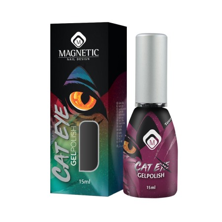 Ojă Semipermanentă, Cat eye, Gelpolish, Tourmaline, TPO FREE  15 ml [2]