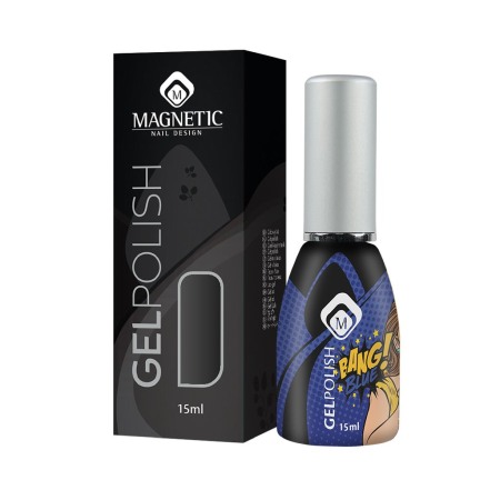 Ojă Semipermanentă, Gelpolish, Bang, Albastru, 15 Ml [2]